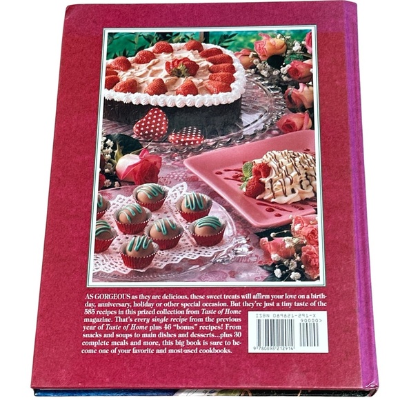 Taste of Home 2001 Annual Recipes Cookbook with Red and Blue Accents - Picture 2 of 4